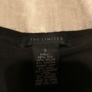 Black sweater tank top with sparkles